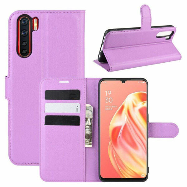 

Чехол-книжка Deexe Book Type для OPPO A91 / OPPO Reno 3 - Purple
