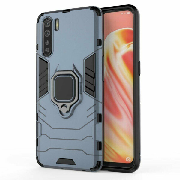 

Защитный чехол Deexe Hybrid Case для OPPO A91 / OPPO Reno 3 - Blue