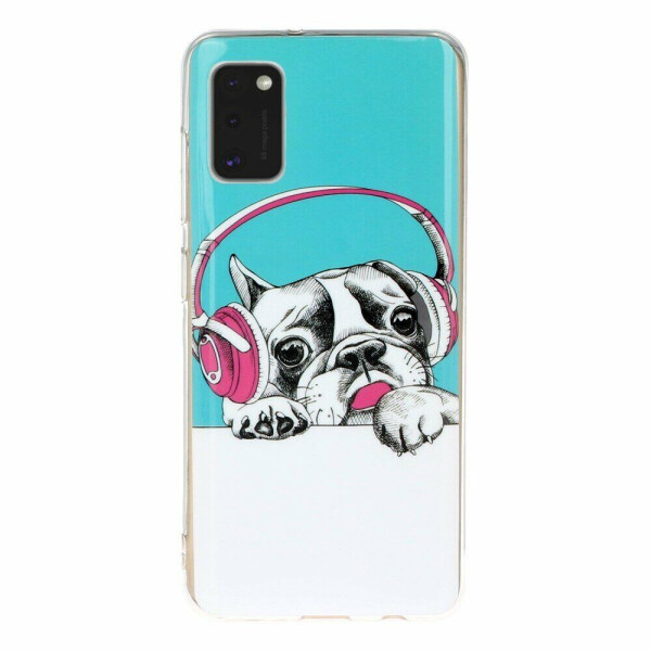 

Силиконовый (TPU) чехол Deexe LumiCase для Samsung Galaxy A41 (A415) - Dog