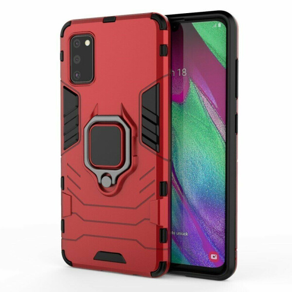 

Защитный чехол Deexe Hybrid Case для Samsung Galaxy A41 (A415) - Red