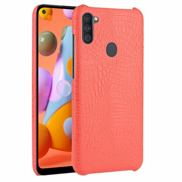 

Защитный чехол Deexe Croco Style для Samsung Galaxy M11 (M115) - Red