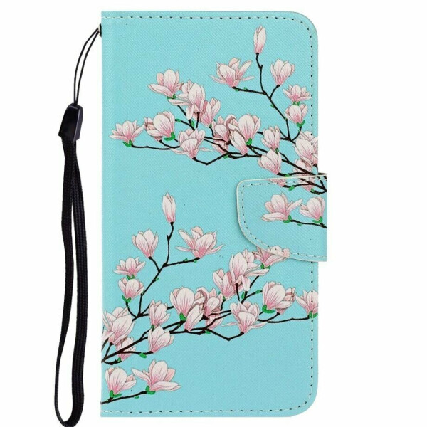 

Чехол-книжка Deexe Color Wallet для Samsung Galaxy M11 (M115) - Pink Flowers
