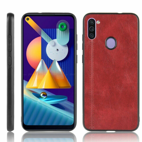 

Защитный чехол UniCase Leather Series для Samsung Galaxy M11 (M115) - Red
