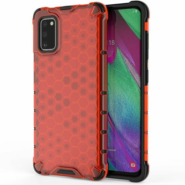 

Защитный чехол Deexe Honeycomb Series для Samsung Galaxy A41 (A415) - Red