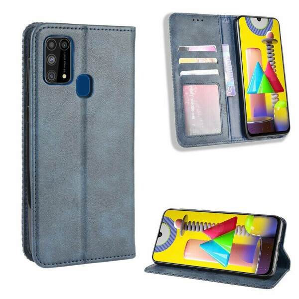 

Чехол Deexe Retro Style для Samsung Galaxy M31 (M315) - Blue