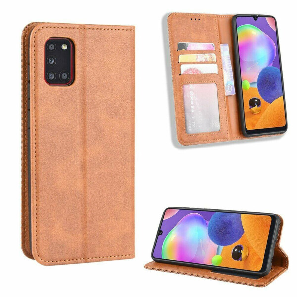 

Чехол Deexe Retro Style для Samsung Galaxy A31 (A315) - Brown