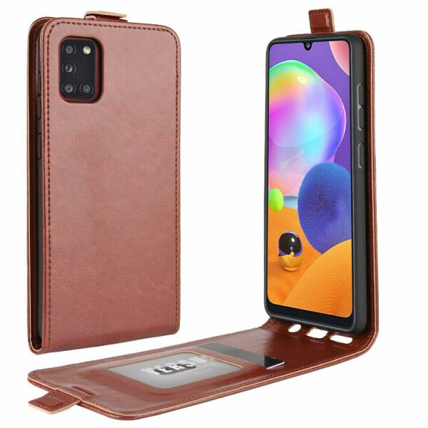 

Чехол Deexe Flip Case для Samsung Galaxy A31 (A315) - Brown