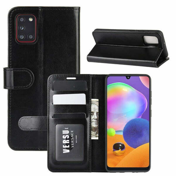 

Чехол-книжка Deexe Wallet Style для Samsung Galaxy A31 (A315) - Black