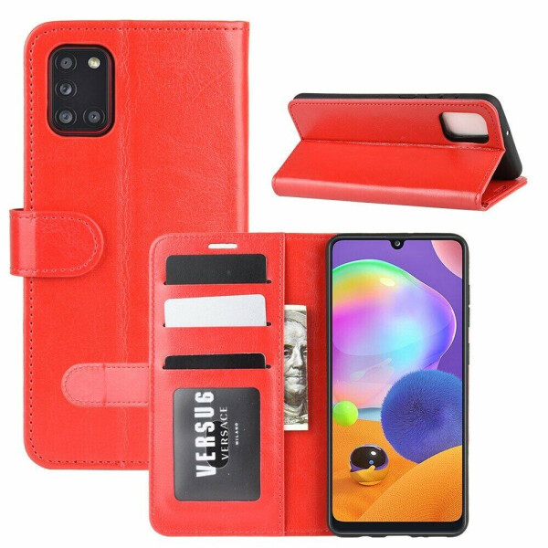 

Чехол-книжка Deexe Wallet Style для Samsung Galaxy A31 (A315) - Red