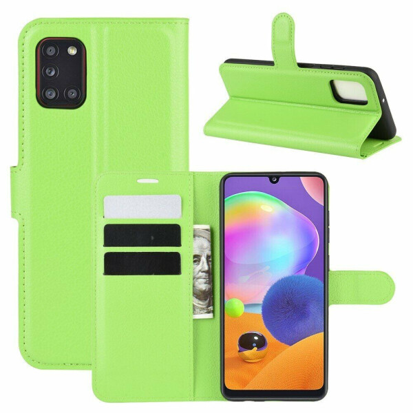 

Чехол-книжка Deexe Book Type для Samsung Galaxy A31 (A315) - Green