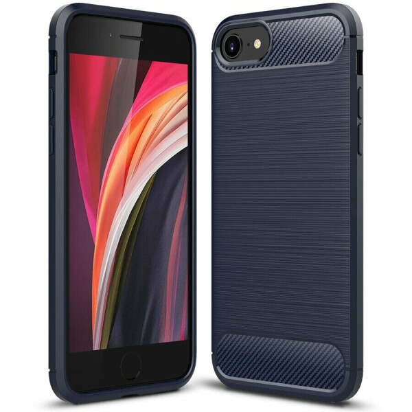

Защитный чехол UniCase Carbon для Apple iPhone SE 2 (2020) / iPhone 8 / iPhone 7 - Dark Blue