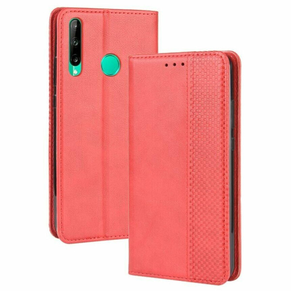 

Чехол Deexe Retro Style для Huawei P40 Lite E - Red