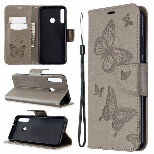 

Чехол UniCase Butterfly Pattern для Huawei P40 Lite E - Grey