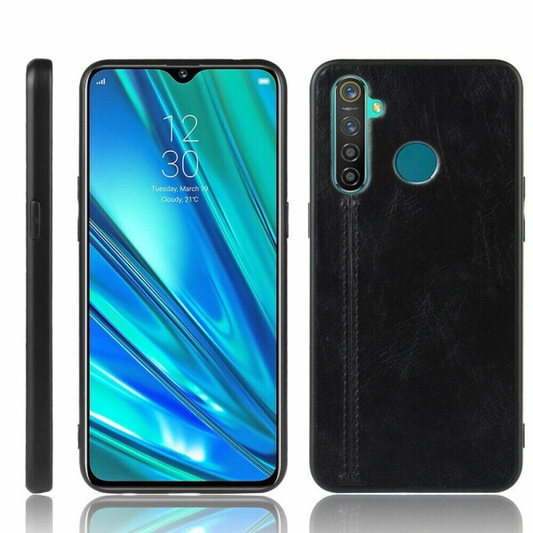 

Защитный чехол UniCase Leather Series для Realme 5 Pro - Black