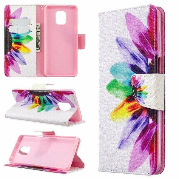 

Чехол-книжка Deexe Color Wallet для Xiaomi Redmi Note 9 Pro Max / Note 9 Pro / Note 9s - Colorful Petal