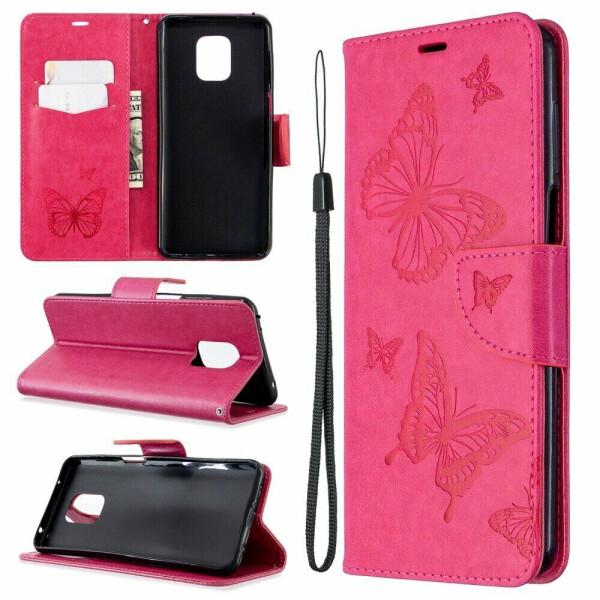 

Чехол UniCase Butterfly Pattern для Xiaomi Redmi Note 9 Pro Max / Note 9 Pro / Note 9s - Rose