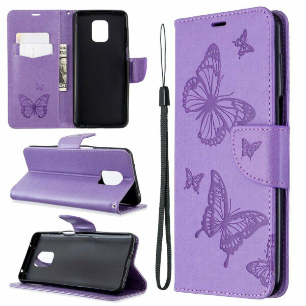 

Чехол UniCase Butterfly Pattern для Xiaomi Redmi Note 9 Pro Max / Note 9 Pro / Note 9s - Purple