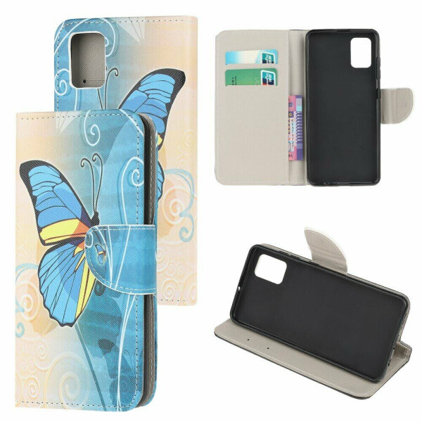 

Чехол-книжка Deexe Color Wallet для Samsung Galaxy A31 (A315) - Blue Butterfly