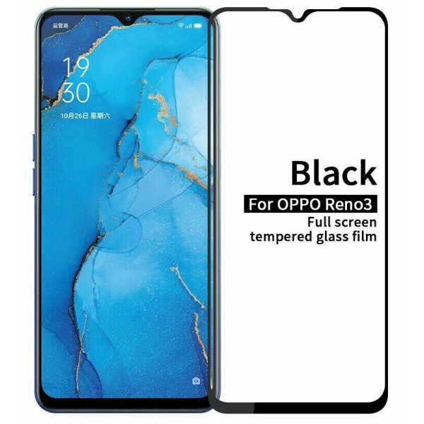 

Защитное стекло PINWUYO Full Glue Cover для OPPO Reno 3 - Black