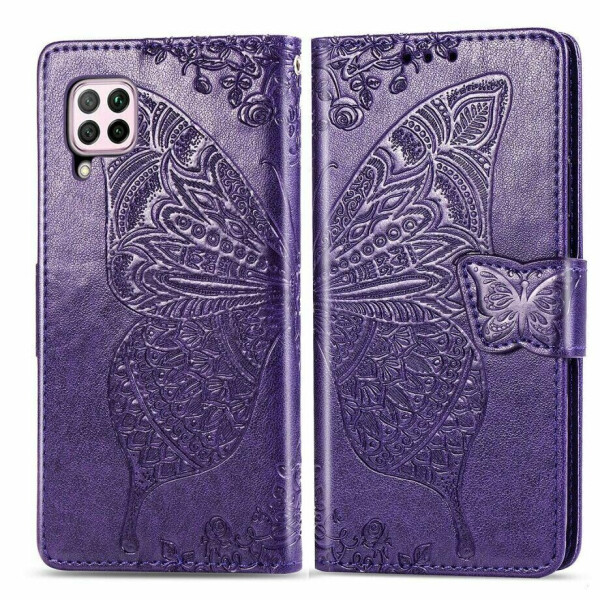 

Чехол UniCase Butterfly Pattern для Huawei P40 Lite - Dark Purple