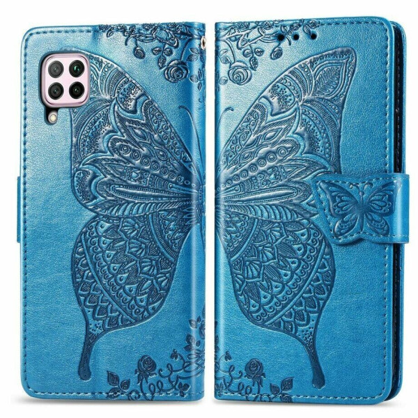 

Чехол UniCase Butterfly Pattern для Huawei P40 Lite - Blue