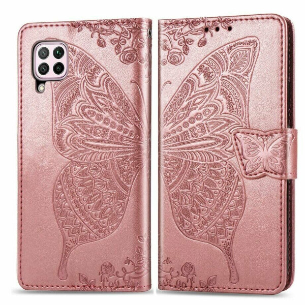 

Чехол UniCase Butterfly Pattern для Huawei P40 Lite - Rose Gold
