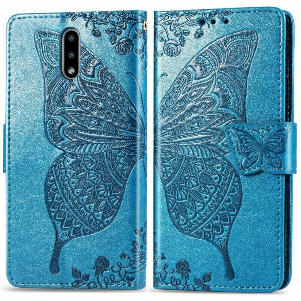 

Чехол UniCase Butterfly Pattern для Nokia 2.3 - Blue