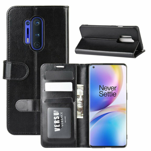 

Чехол-книжка Deexe Wallet Style для OnePlus 8 Pro - Black