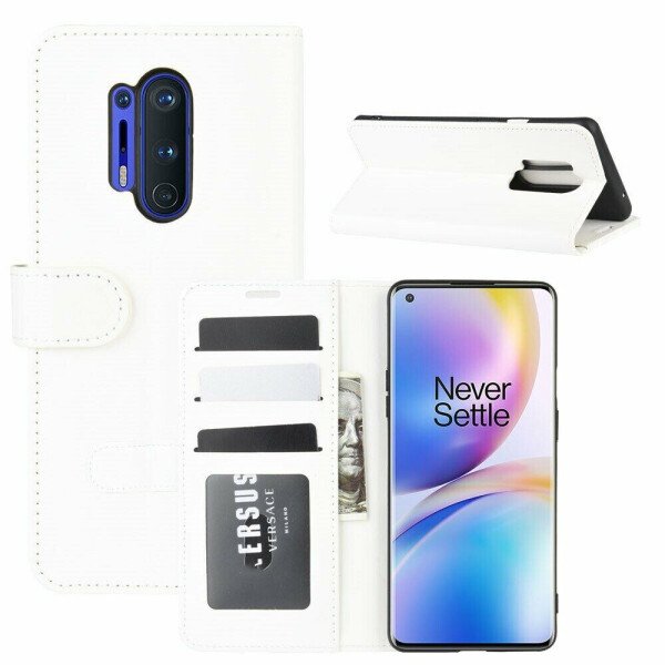 

Чехол-книжка Deexe Wallet Style для OnePlus 8 Pro - White