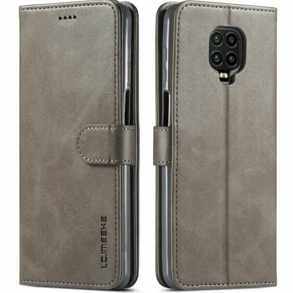 

Чехол LC.IMEEKE Wallet Case для Xiaomi Redmi Note 9 Pro / Note 9 Pro Max / Note 9s - Grey