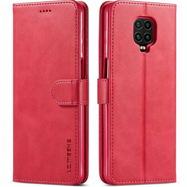 

Чехол LC.IMEEKE Wallet Case для Xiaomi Redmi Note 9 Pro / Note 9 Pro Max / Note 9s - Red