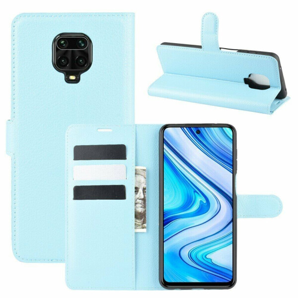 

Чехол-книжка Deexe Book Type для Xiaomi Redmi Note 9 Pro / Note 9 Pro Max / Note 9s - Baby Blue
