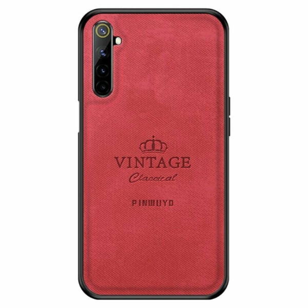 

Защитный чехол PINWUYO Vintage Series для Realme 6 Pro - Red