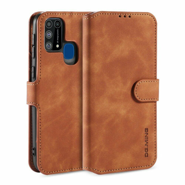 

Чехол DG.MING Retro Style для Samsung Galaxy M31 (M315) - Brown