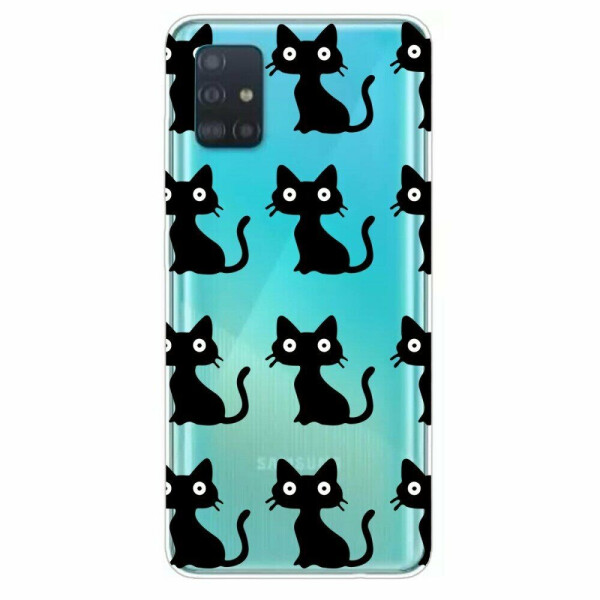 

Силиконовый (TPU) чехол Deexe Pretty Glossy для Samsung Galaxy A31 (A315) - Cats