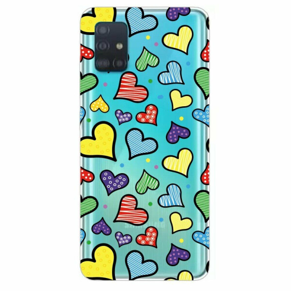 

Силиконовый (TPU) чехол Deexe Pretty Glossy для Samsung Galaxy A31 (A315) - Heart