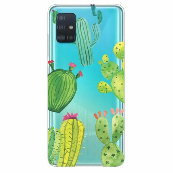 

Силиконовый (TPU) чехол Deexe Pretty Glossy для Samsung Galaxy A31 (A315) - Cactus
