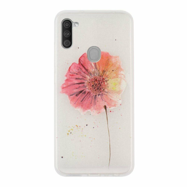 

Силиконовый (TPU) чехол Deexe Pretty Glossy для Samsung Galaxy M11 (M115) - Flower