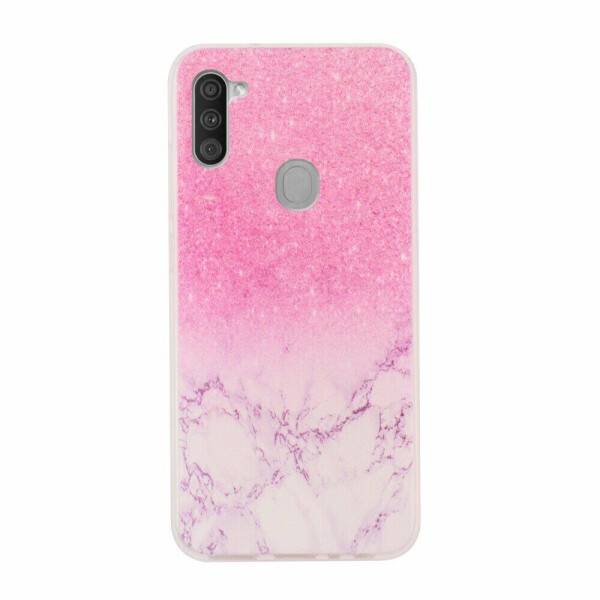 

Силиконовый (TPU) чехол Deexe Pretty Glossy для Samsung Galaxy M11 (M115) - Marble Pattern
