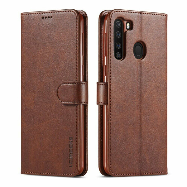 

Чехол LC.IMEEKE Wallet Case для Samsung Galaxy A21 (A215) - Coffee