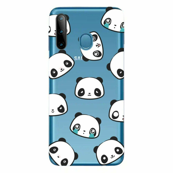 

Силиконовый (TPU) чехол Deexe Pretty Glossy для Samsung Galaxy A11 (A115) / Galaxy M11 (M115) - Panda Heads