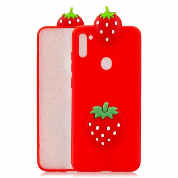 

Силиконовый (TPU) чехол UniCase 3D Pattern для Samsung Galaxy A11 (A115) - Strawberry
