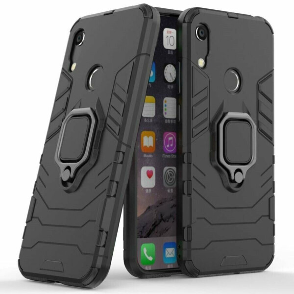 

Защитный чехол Deexe Hybrid Case для Huawei Honor 8A / Honor 8A Prime / Y6s 2019 - Black