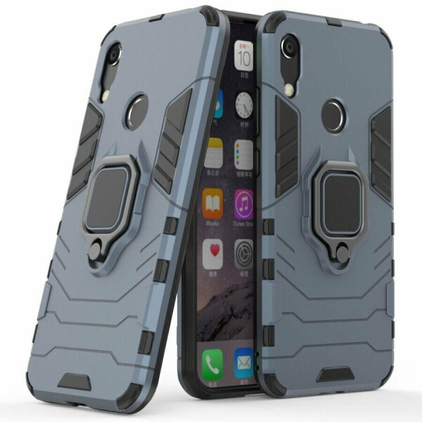 

Защитный чехол Deexe Hybrid Case для Huawei Honor 8A / Honor 8A Prime / Y6s 2019 - Dark Blue