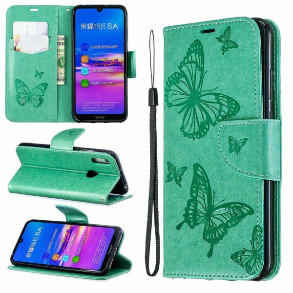 

Чехол UniCase Butterfly Pattern для Huawei Honor 8A / Honor 8A Prime / Y6s 2019 - Green
