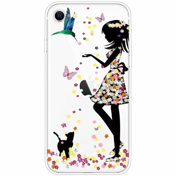 

Силиконовый (TPU) чехол Deexe Pretty Glossy для Apple iPhone SE 2 (2020) / iPhone 8 / iPhone 7 - Beautiful Girl