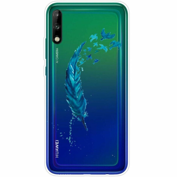 

Силиконовый (TPU) чехол Deexe Pretty Glossy для Huawei P40 Lite E - Feather