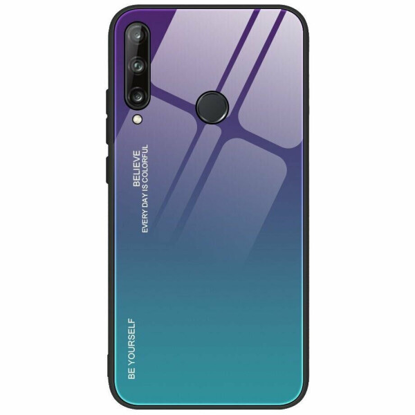 

Защитный чехол Deexe Gradient Color для Huawei P40 Lite E - Purple / Blue