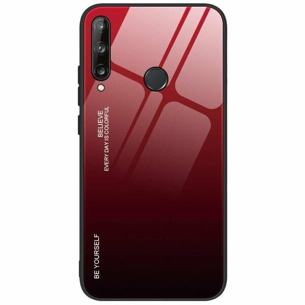 

Защитный чехол Deexe Gradient Color для Huawei P40 Lite E - Red / Black