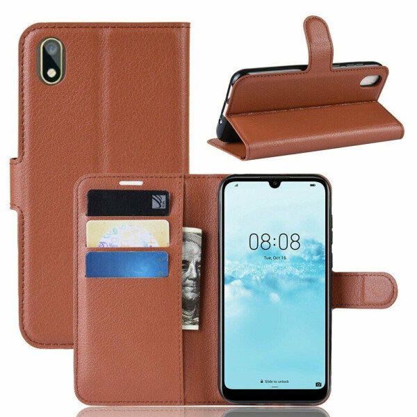 

Чехол-книжка Deexe Book Type для Huawei Y5 (2019) / Honor 8S / Honor 8S Prime - Brown
